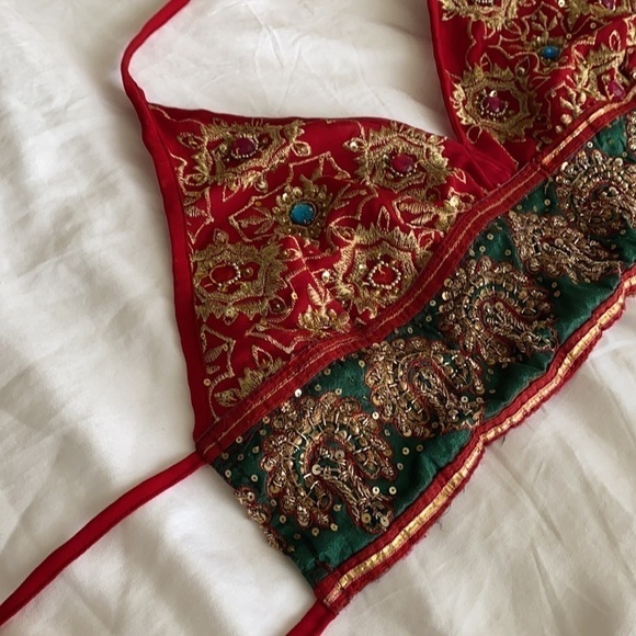 Shakti Top Bralette Boho Gypsy Festival OOAK - Picture 2 of 10